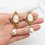 Pendientes de novia vintage