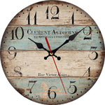 Reloj pared madera vintage