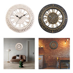 Reloj de pared vintage blanco