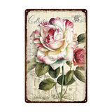 Cuadros vintage con flores - Vintage Shop