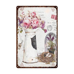 Cuadros vintage con flores - Vintage Shop