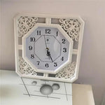 Reloj pared blanco vintage