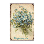 Cuadros vintage con flores - Vintage Shop