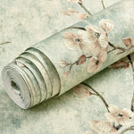 Papel pintado flores vintage