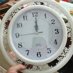 Reloj pared blanco vintage