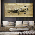 Cuadro avion vintage - Vintage Shop