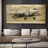 Cuadro avion vintage - Vintage Shop