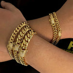 Pulseras de oro vintage