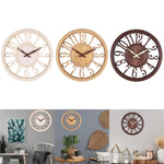 Reloj de pared madera vintage