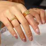 Anillo vintage oro