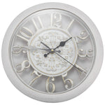 Reloj pared vintage blanco - Vintage Shop