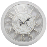 Reloj pared vintage blanco - Vintage Shop