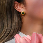 Pendientes vintage oro - Vintage Shop