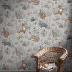 Papel pintado infantil vintage - Vintage Shop