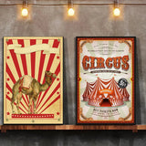 Cartel circo vintage