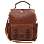 Mochila vintage cuero