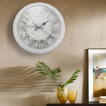 Reloj pared vintage blanco - Vintage Shop