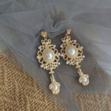 Pendientes novia vintage - Vintage Shop