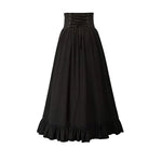 Falda vintage negra