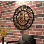 Reloj pared industrial vintage