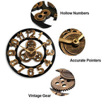 Reloj de pared gigante vintage - Vintage Shop