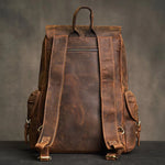 Mochila cuero hombre vintage