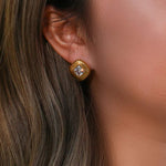 Pendientes vintage oro - Vintage Shop