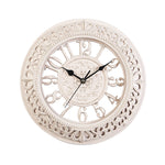 Reloj de pared vintage blanco