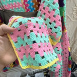 Abrigo vintage con grannys crochet paso a paso