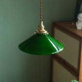 Lampara verde vintage