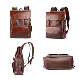 Mochila piel hombre vintage - Vintage Shop