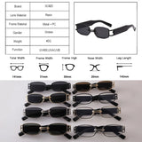 Gafas de sol rectangulares vintage hombre