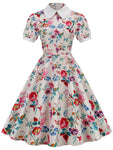 Vestido floral vintage - Vintage Shop