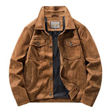 Chaqueta cuero vintage hombre