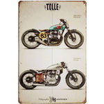 Carteles vintage motos - Vintage Shop