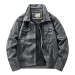 Chaqueta cuero vintage hombre