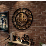 Reloj pared industrial vintage