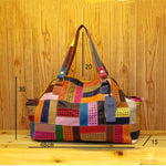 Bolso patchwork vintage