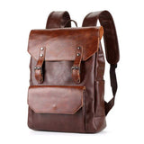 Mochila piel hombre vintage - Vintage Shop