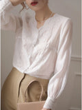 Camisa blanca vintage