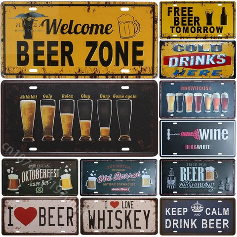 Carteles vintage cerveza