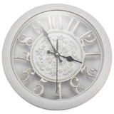 Reloj pared vintage blanco - Vintage Shop